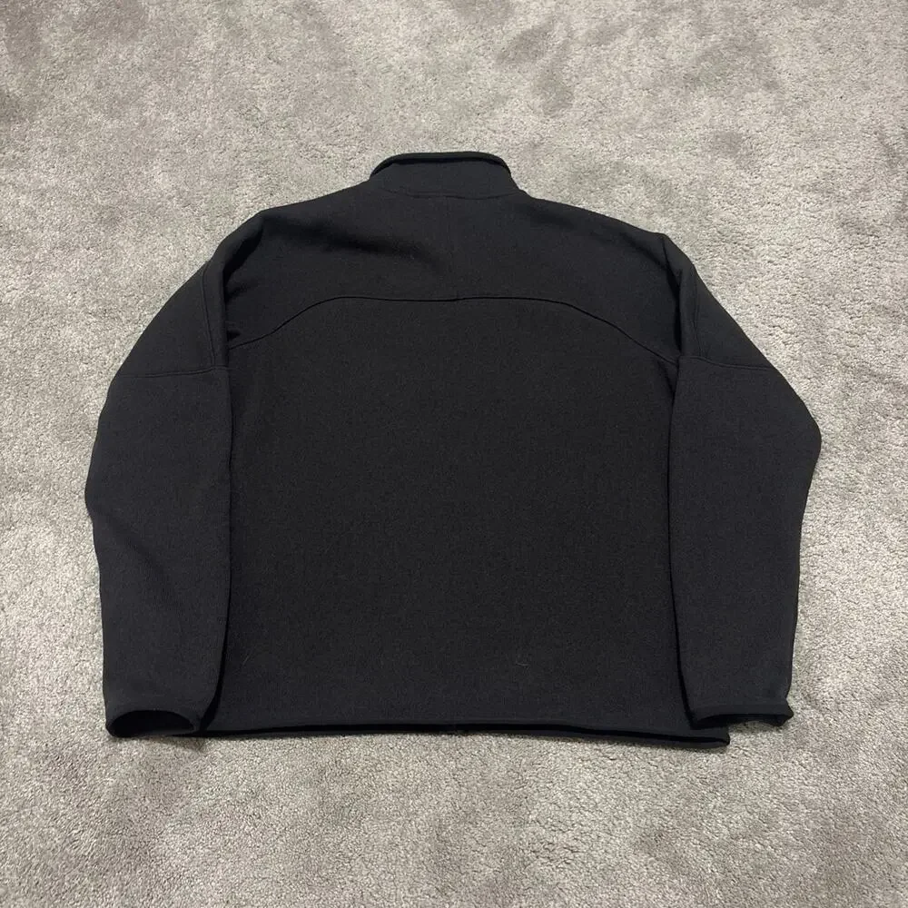 The North Face Men's Glacier Full-Zip Fleece Jacket Black Size Large